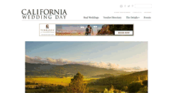 Desktop Screenshot of californiaweddingday.com